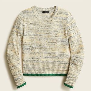 J CREW SPACE DYED CREWNECK SWEATER 2022